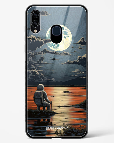 Lunar Reflections [BREATHE] Glass Case Phone Cover-(Samsung)