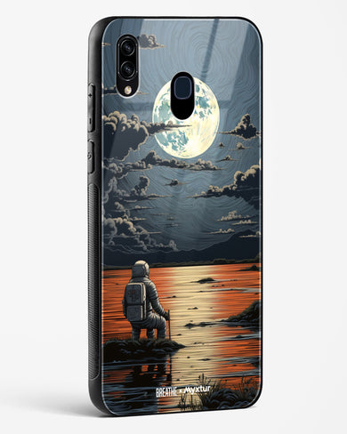 Lunar Reflections [BREATHE] Glass Case Phone Cover-(Samsung)