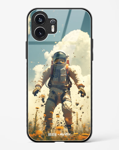Space Leap [BREATHE] Glass Case Phone Cover (Nothing)
