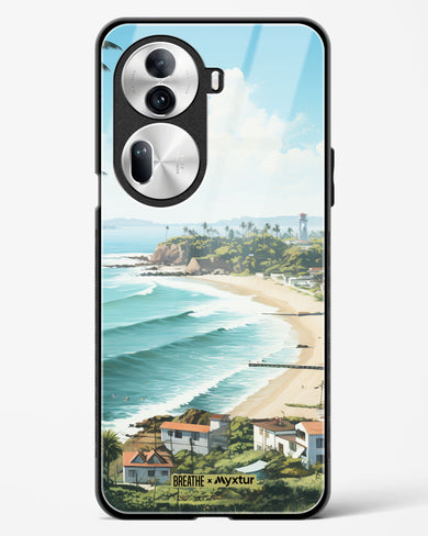 Goan Coastal Vista [BREATHE] Glass Case Phone Cover (Oppo)