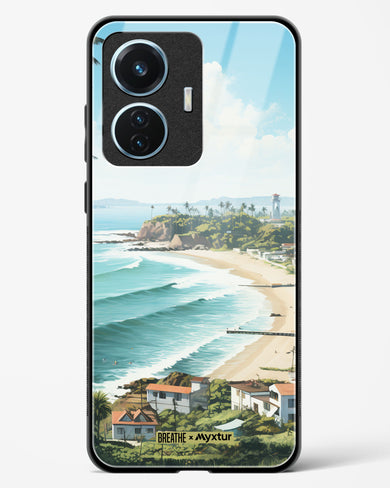 Goan Coastal Vista [BREATHE] Glass Case Phone Cover (Vivo)