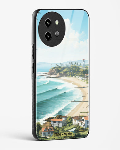 Goan Coastal Vista [BREATHE] Glass Case Phone Cover (Vivo)