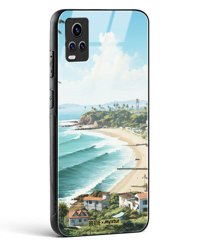 Goan Coastal Vista [BREATHE] Glass Case Phone Cover (Vivo)