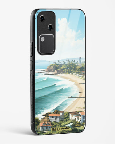 Goan Coastal Vista [BREATHE] Glass Case Phone Cover (Vivo)