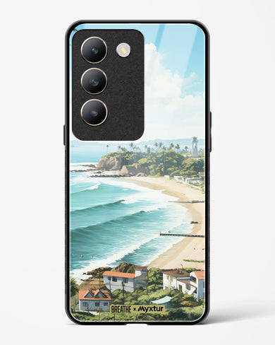 Goan Coastal Vista [BREATHE] Glass Case Phone Cover (Vivo)