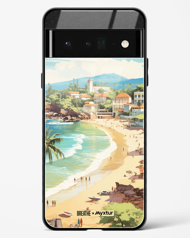 Coastal Bliss in Goa [BREATHE] Glass Case Phone Cover (Google)