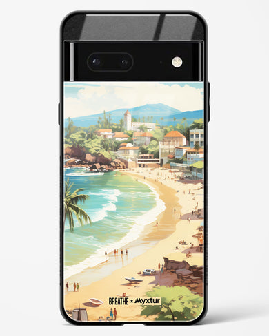 Coastal Bliss in Goa [BREATHE] Glass Case Phone Cover (Google)