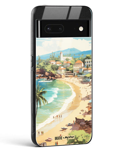 Coastal Bliss in Goa [BREATHE] Glass Case Phone Cover (Google)