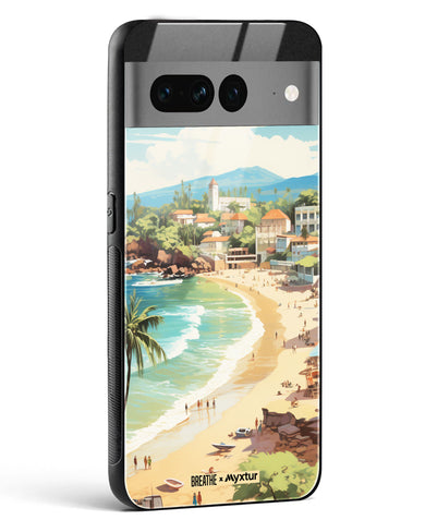 Coastal Bliss in Goa [BREATHE] Glass Case Phone Cover (Google)