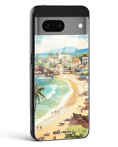 Coastal Bliss in Goa [BREATHE] Glass Case Phone Cover (Google)