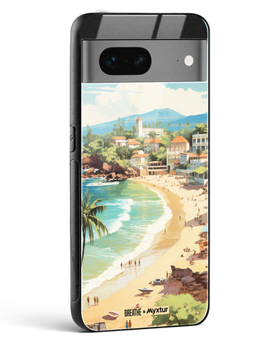 Coastal Bliss in Goa [BREATHE] Glass Case Phone Cover (Google)