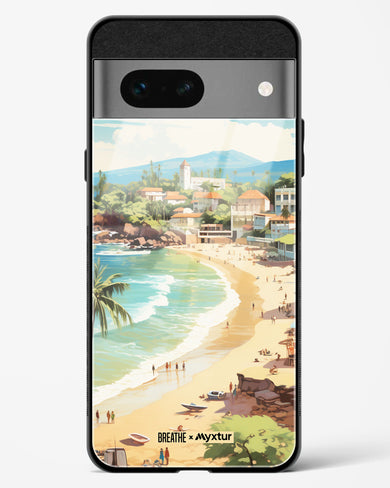 Coastal Bliss in Goa [BREATHE] Glass Case Phone Cover (Google)