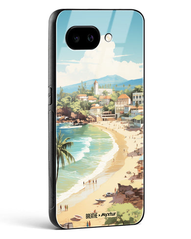 Coastal Bliss in Goa [BREATHE] Glass Case Phone Cover (Google)