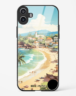 Coastal Bliss in Goa [BREATHE] Glass Case Phone Cover (Nothing)