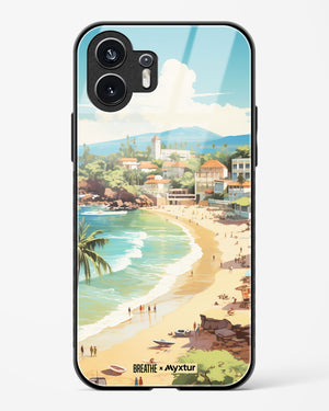 Coastal Bliss in Goa [BREATHE] Glass Case Phone Cover (Nothing)