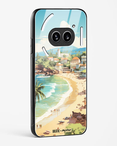 Coastal Bliss in Goa [BREATHE] Glass Case Phone Cover (Nothing)