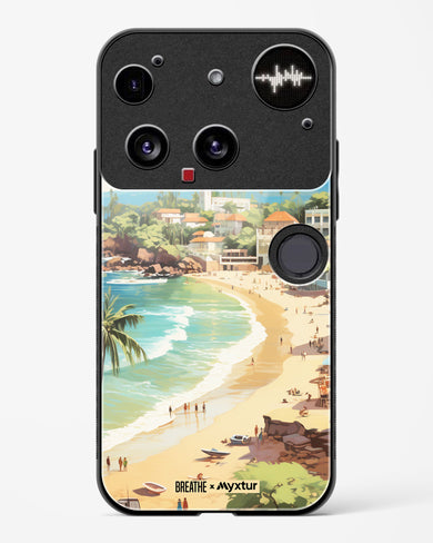 Coastal Bliss in Goa [BREATHE] Glass Case Phone Cover (Nothing)