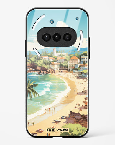 Coastal Bliss in Goa [BREATHE] Glass Case Phone Cover (Nothing)