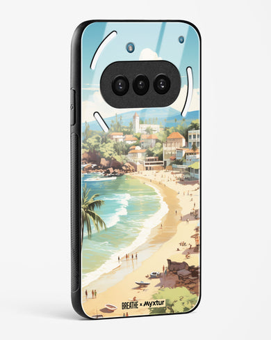Coastal Bliss in Goa [BREATHE] Glass Case Phone Cover (Nothing)
