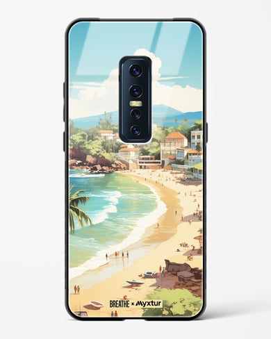 Coastal Bliss in Goa [BREATHE] Glass Case Phone Cover (Vivo)