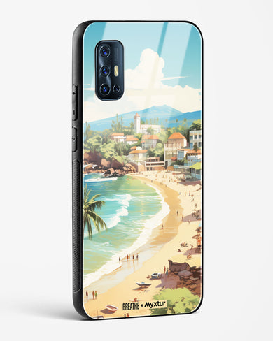 Coastal Bliss in Goa [BREATHE] Glass Case Phone Cover-(Vivo)