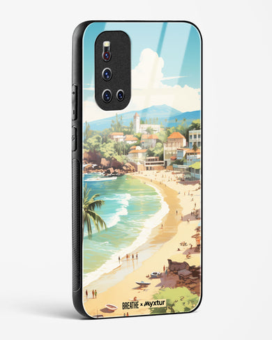 Coastal Bliss in Goa [BREATHE] Glass Case Phone Cover-(Vivo)