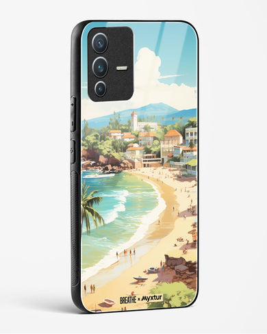 Coastal Bliss in Goa [BREATHE] Glass Case Phone Cover-(Vivo)