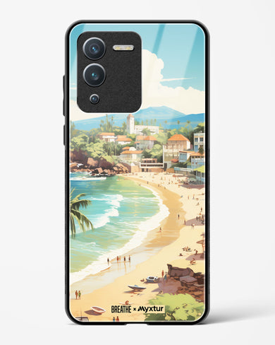 Coastal Bliss in Goa [BREATHE] Glass Case Phone Cover-(Vivo)