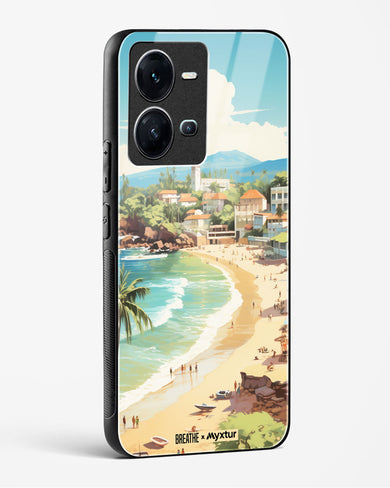Coastal Bliss in Goa [BREATHE] Glass Case Phone Cover (Vivo)