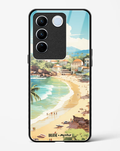 Coastal Bliss in Goa [BREATHE] Glass Case Phone Cover-(Vivo)