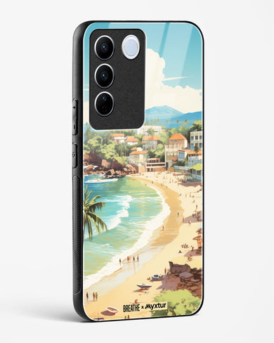 Coastal Bliss in Goa [BREATHE] Glass Case Phone Cover-(Vivo)