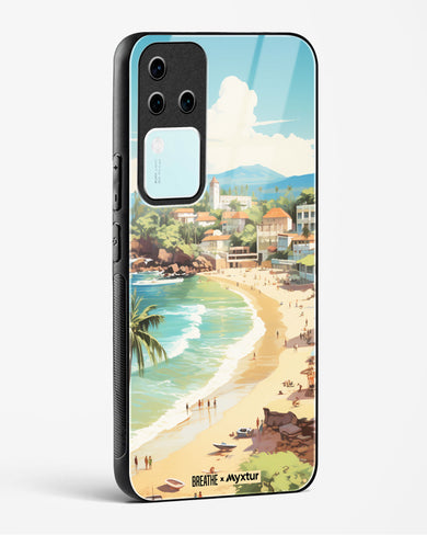 Coastal Bliss in Goa [BREATHE] Glass Case Phone Cover (Vivo)