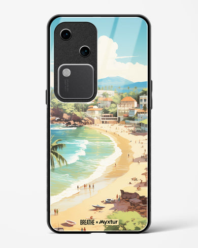 Coastal Bliss in Goa [BREATHE] Glass Case Phone Cover (Vivo)