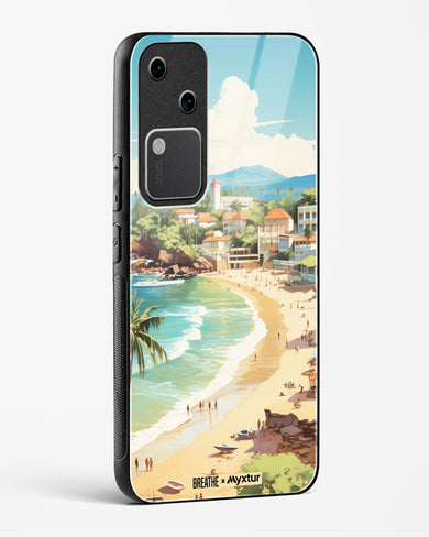 Coastal Bliss in Goa [BREATHE] Glass Case Phone Cover (Vivo)