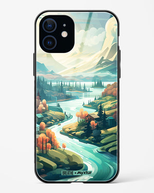 Alpine Mountain Charm [BREATHE] Glass Case Phone Cover (Apple)