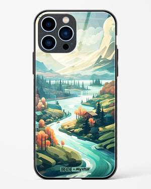 Alpine Mountain Charm [BREATHE] Glass Case Phone Cover (Apple)