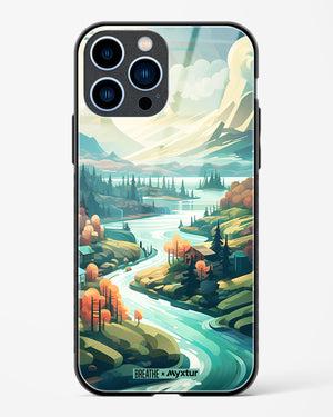 Alpine Mountain Charm [BREATHE] Glass Case Phone Cover (Apple)