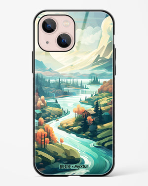 Alpine Mountain Charm [BREATHE] Glass Case Phone Cover (Apple)