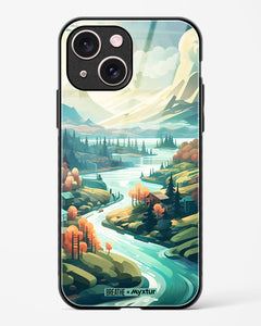 Alpine Mountain Charm [BREATHE] Glass Case Phone Cover (Apple)