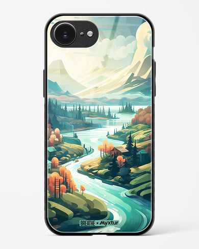 Alpine Mountain Charm [BREATHE] Glass Case Phone Cover (Apple)