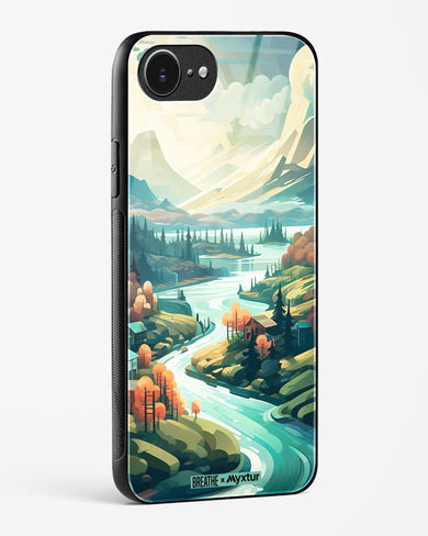 Alpine Mountain Charm [BREATHE] Glass Case Phone Cover (Apple)