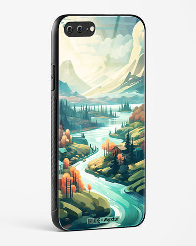 Alpine Mountain Charm [BREATHE] Glass Case Phone Cover (Apple)