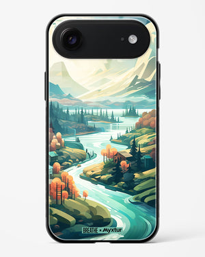 Alpine Mountain Charm [BREATHE] Glass Case Phone Cover (Apple)
