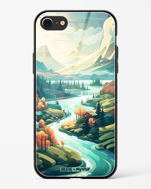 Alpine Mountain Charm [BREATHE] Glass Case Phone Cover (Apple)