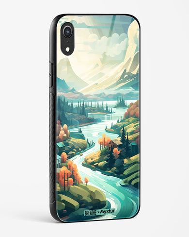 Alpine Mountain Charm [BREATHE] Glass Case Phone Cover (Apple)