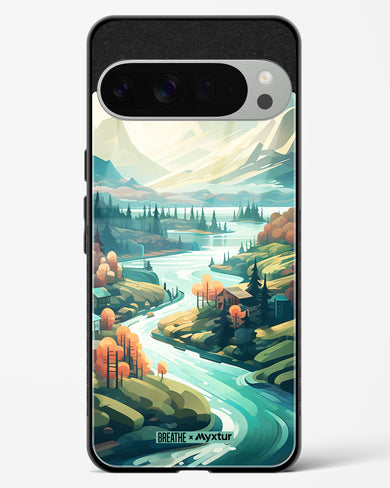 Alpine Mountain Charm [BREATHE] Glass Case Phone Cover (Google)