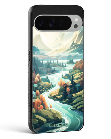 Alpine Mountain Charm [BREATHE] Glass Case Phone Cover (Google)
