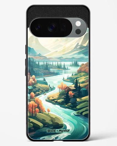 Alpine Mountain Charm [BREATHE] Glass Case Phone Cover (Google)