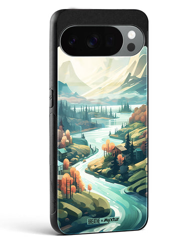 Alpine Mountain Charm [BREATHE] Glass Case Phone Cover (Google)