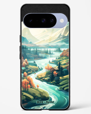Alpine Mountain Charm [BREATHE] Glass Case Phone Cover (Google)